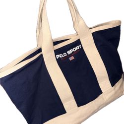 Ralph Lauren Polo Sport Canvas Tote Bag