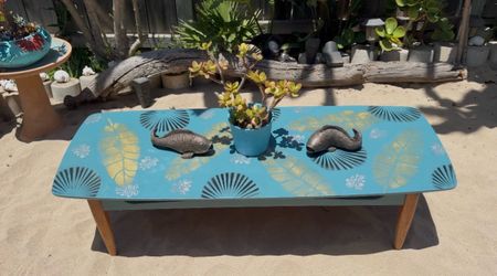 Japanese Inspired Modern Mid Century Coffee Table