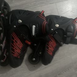 In-line roller blades size 9-11