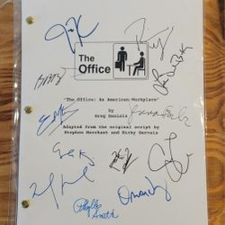 Signed Script Of The Office