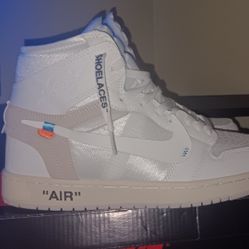 Jordan 1 Offwhite Euro (Size 10)(send Offers)