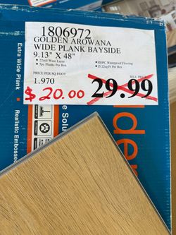 6mm 22mil 9” X 48” Luxury Vinyl Plank $20 Per Box (MADE IN USA)
