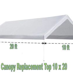 Canopy Cover Replacement 10x20 New 75.00