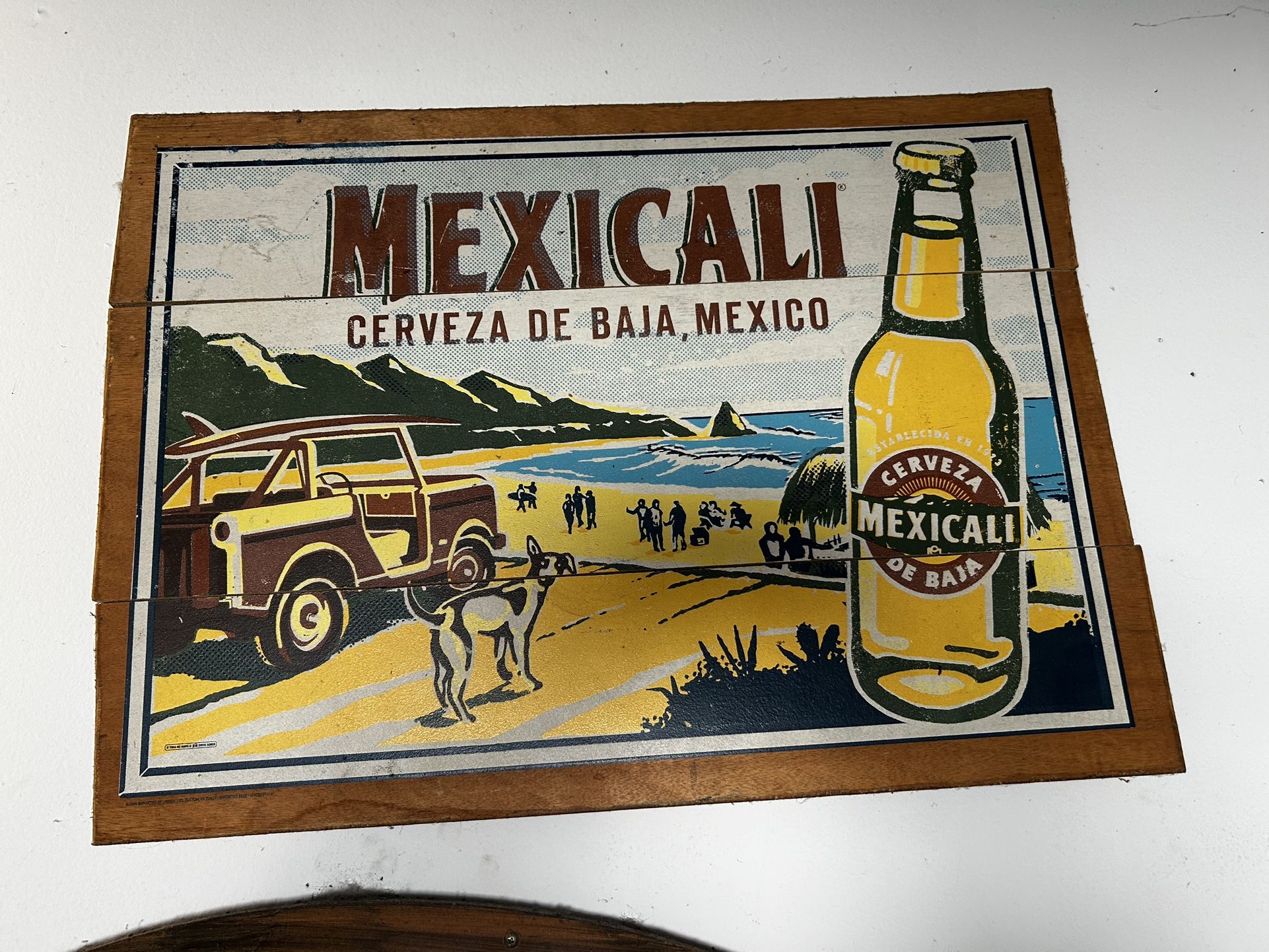 Beer Logo Frame- Man Cave/Bar Decor