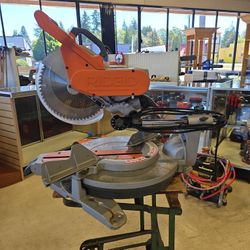 Ridgid 12" Dual Bevel Compound Sliding Miter Saw  807378-1