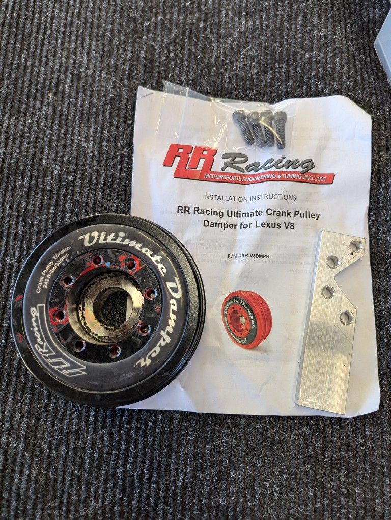 Lexus ISF crank Pulley RR Racing