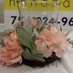 Floral Candle Holder