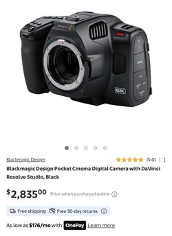 Blackmagic Design Pocket Cinema Camera 6K