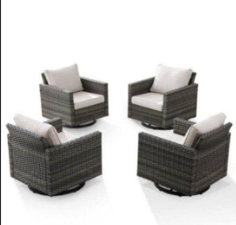 Patio Furniture Set Patio Outdoor Furniture Brand New Patio Swivel Rocking Chairs 🆕🛺🚚🚎✈️🆕
