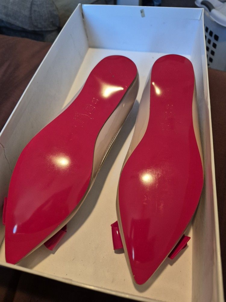 CHRISTIAN LOUBOUTIN RED BOTTOMS SIZE 38 EU
