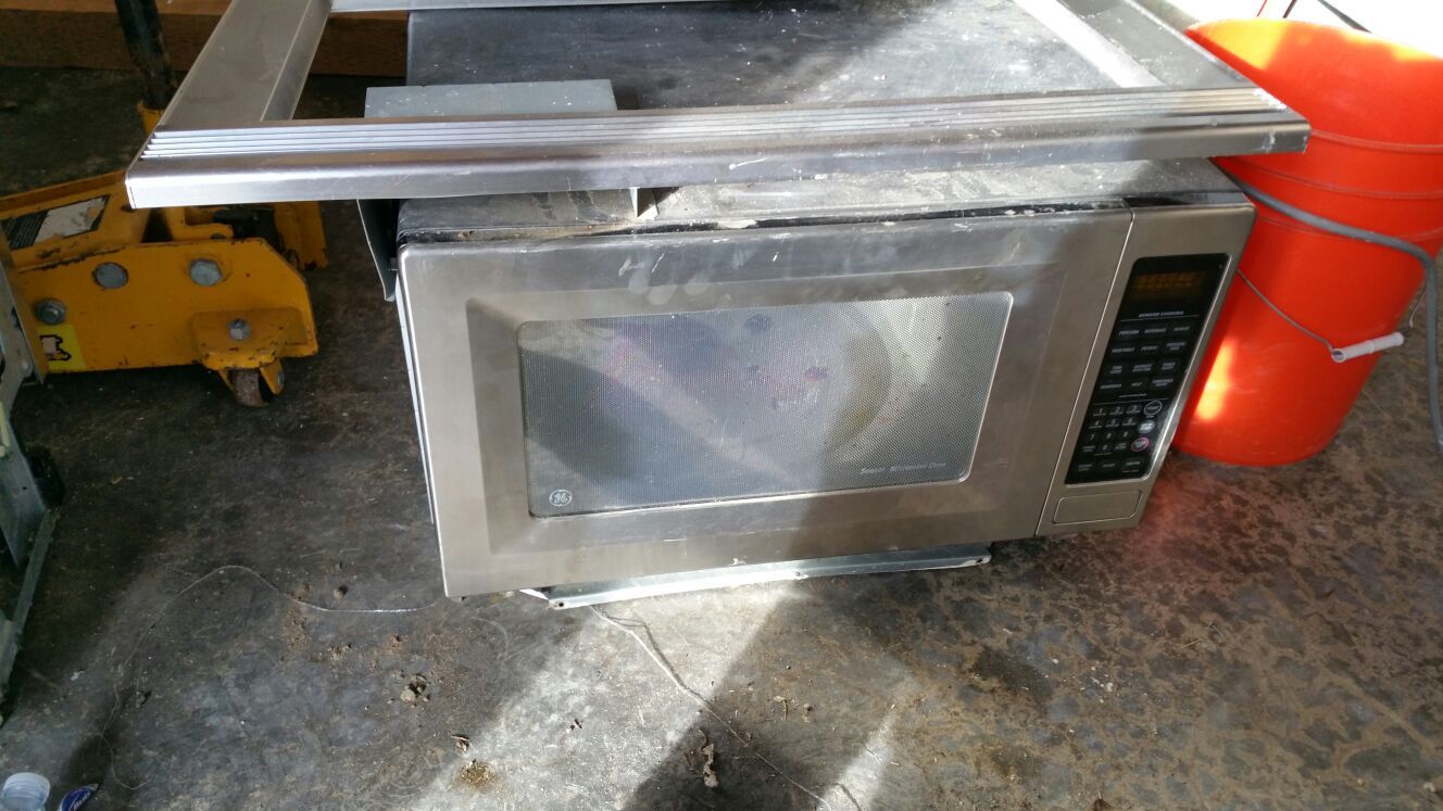 Stainless steel microwave