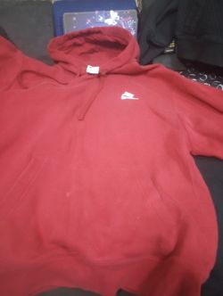Red Nike Hoodie (L) 