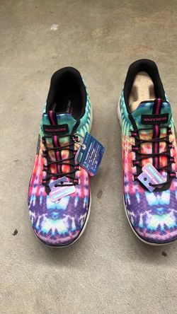 Skechers Memory Foam Tie-Dye Sneakers