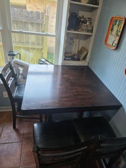 Dining room table and chairs