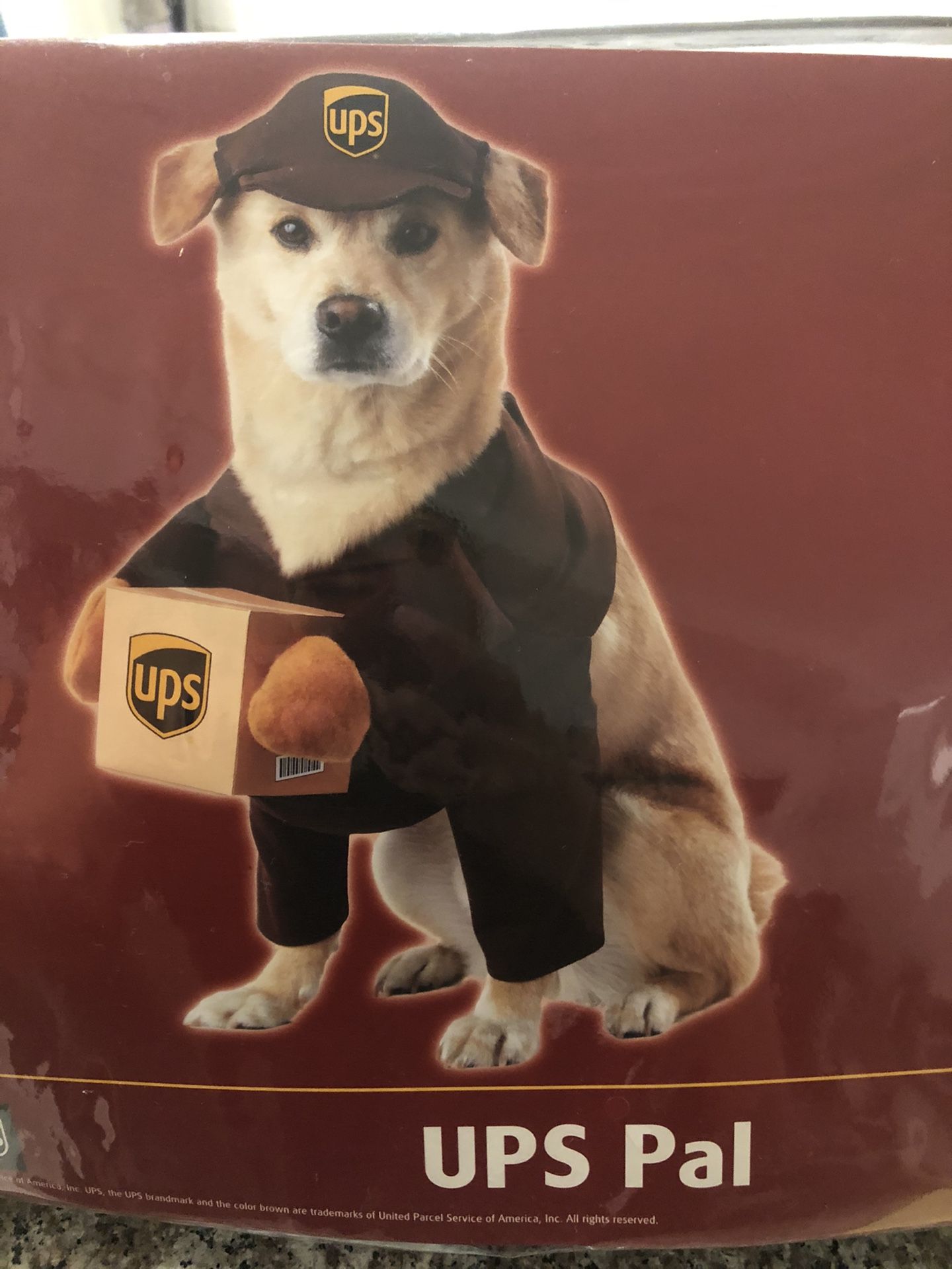 UPS Medium Dog Costume