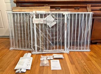 62.2” - 71.65” Extra Wide Pet Gate or Safety Baby Gate