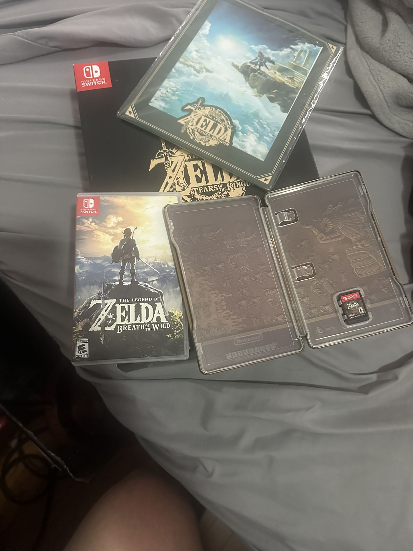 The legend Of Zelda breath Of The Wild & Tear Of The kingdom Collectors Edition Nintendo switch