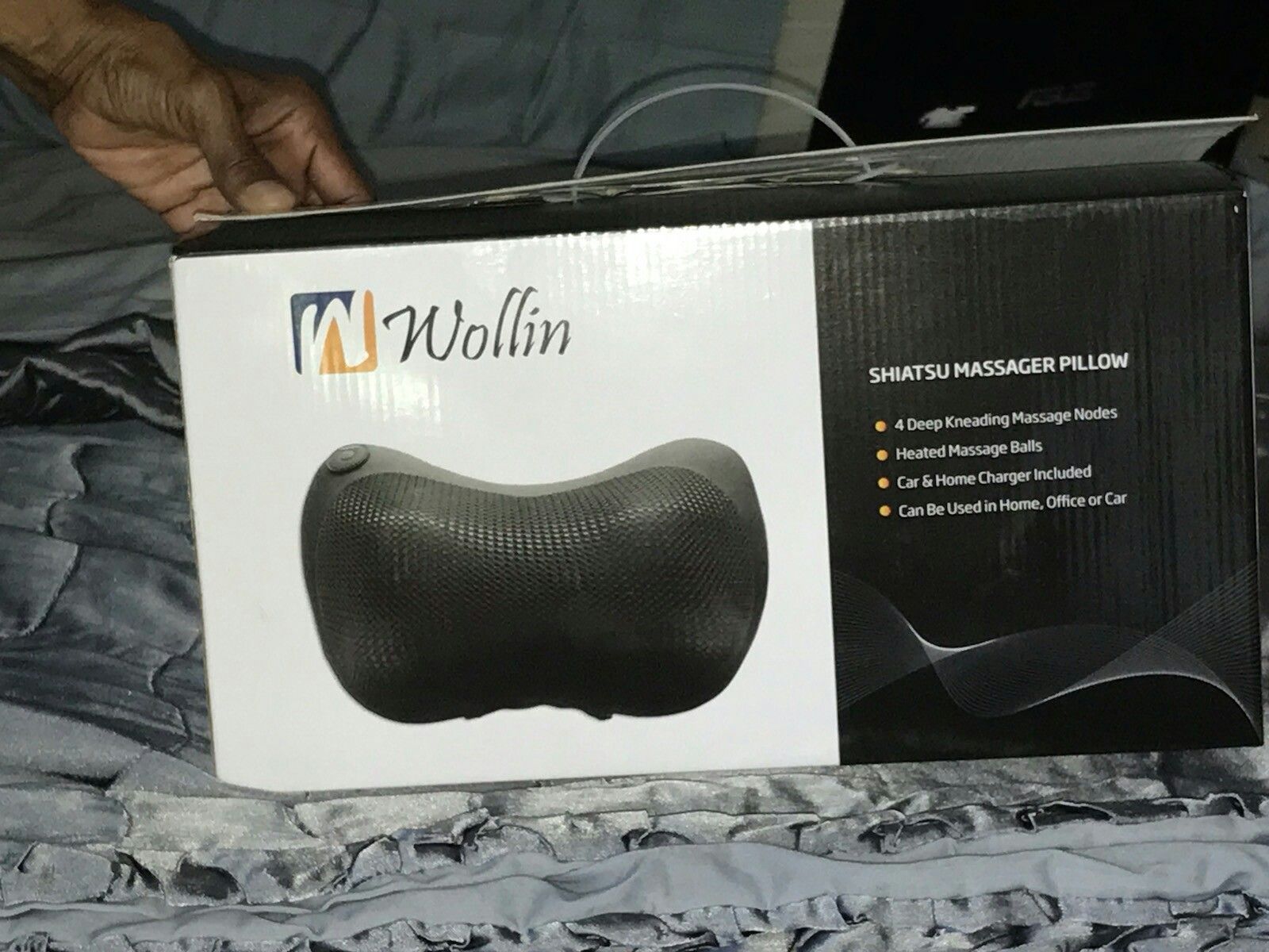 Shiatsu massager pillow