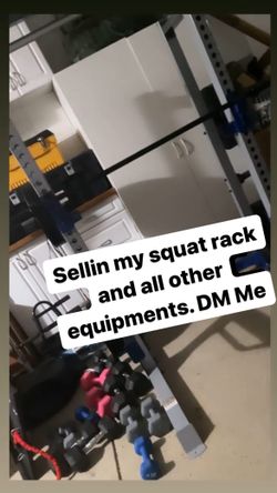 Squat Rack & Other Equipments