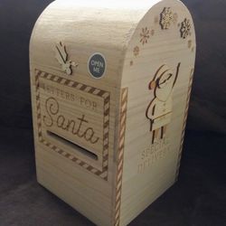 Santa Mail Box Christmas Decor