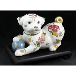 Franklin Mint Yuki Morioka Figurine Imperial Puppy of Satsuma 1987