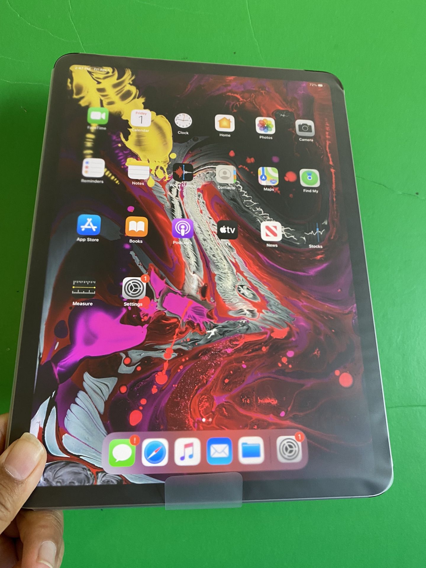 Apple IPad Pro 11” (Face ID/Liquid Retina Display/ 2018 Model/ New) 64GB with new Accessories (Apple pencil supported)