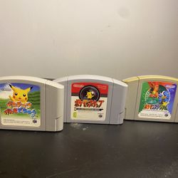 Pokemon Nintendo 64 Games 