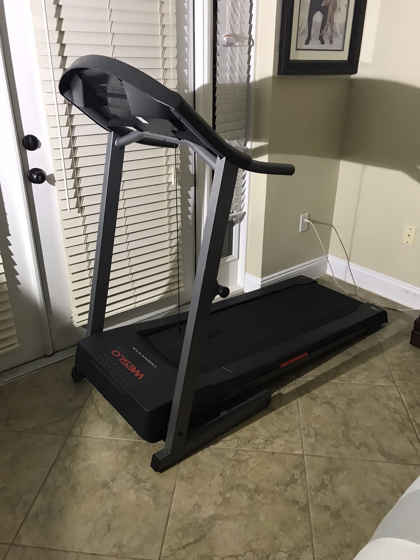 Weslo treadmill ,very little used