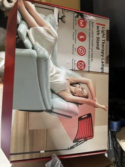 Red Light Therapy for body-660nm&850nm Infrared Light Therapy Lamp Device with Stand for Pain Relief