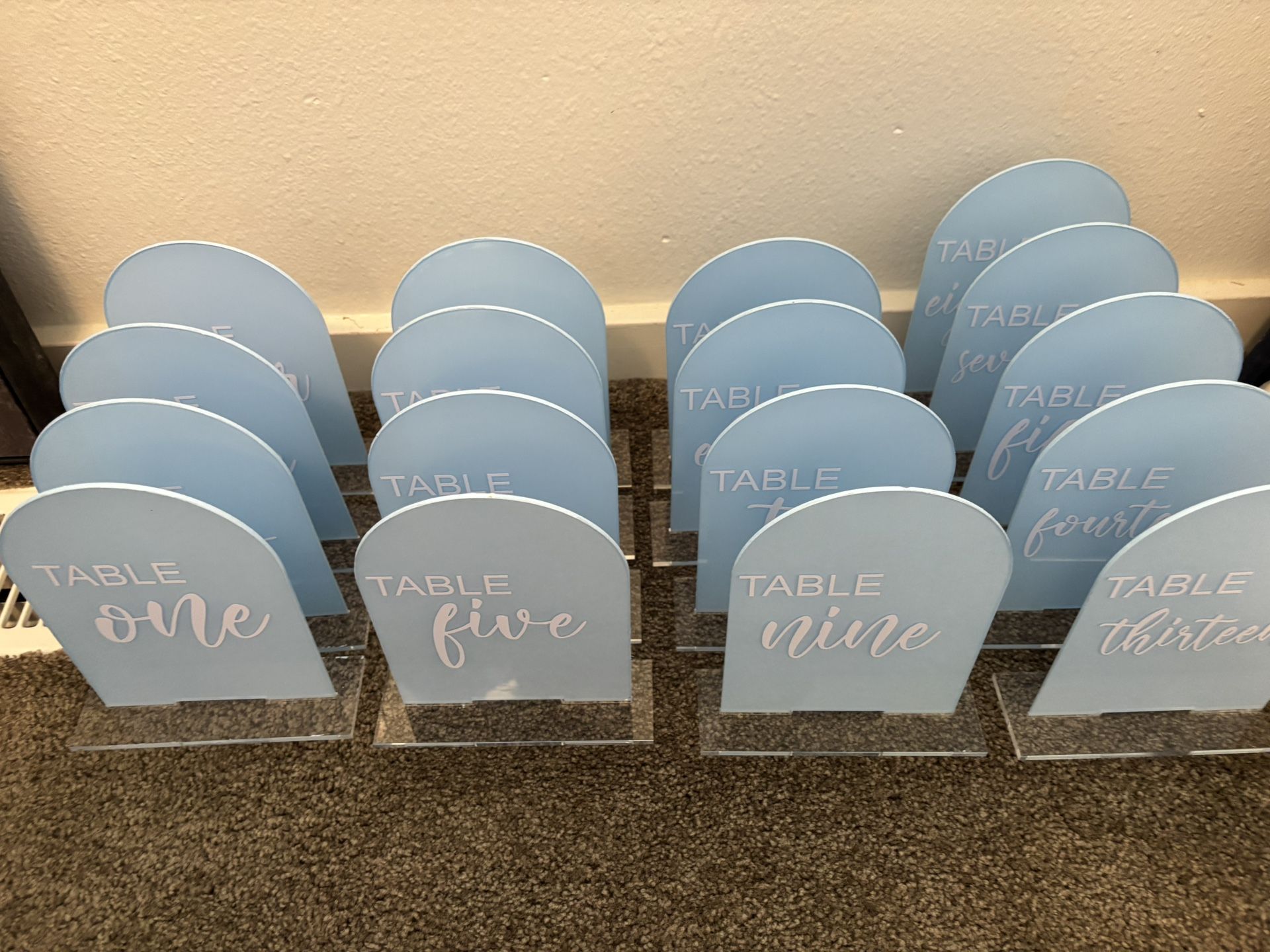 Pale Light Blue Wedding