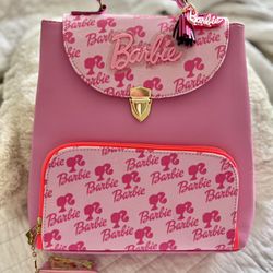 BARBIE backpack purse Cute and stylish appearance, pretty key pouch pendant,