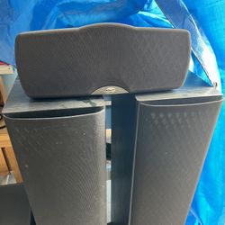 Klipsch RF3 Tower Speakers And Synergy C1 Center Channel