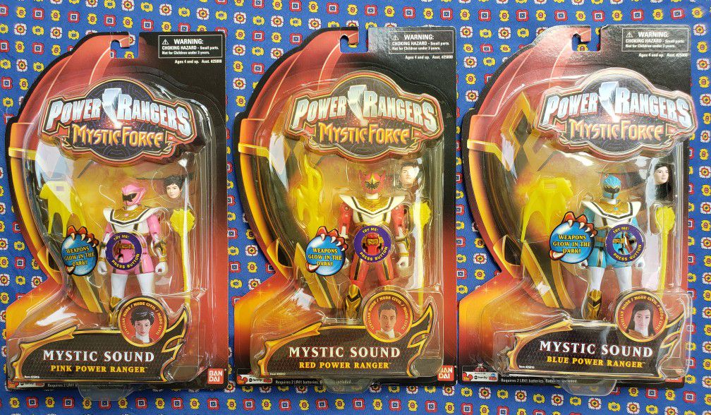 Power Rangers Mystic Force Collection Of 5