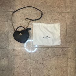 Heart Shaped Coach Crossbody Bag  