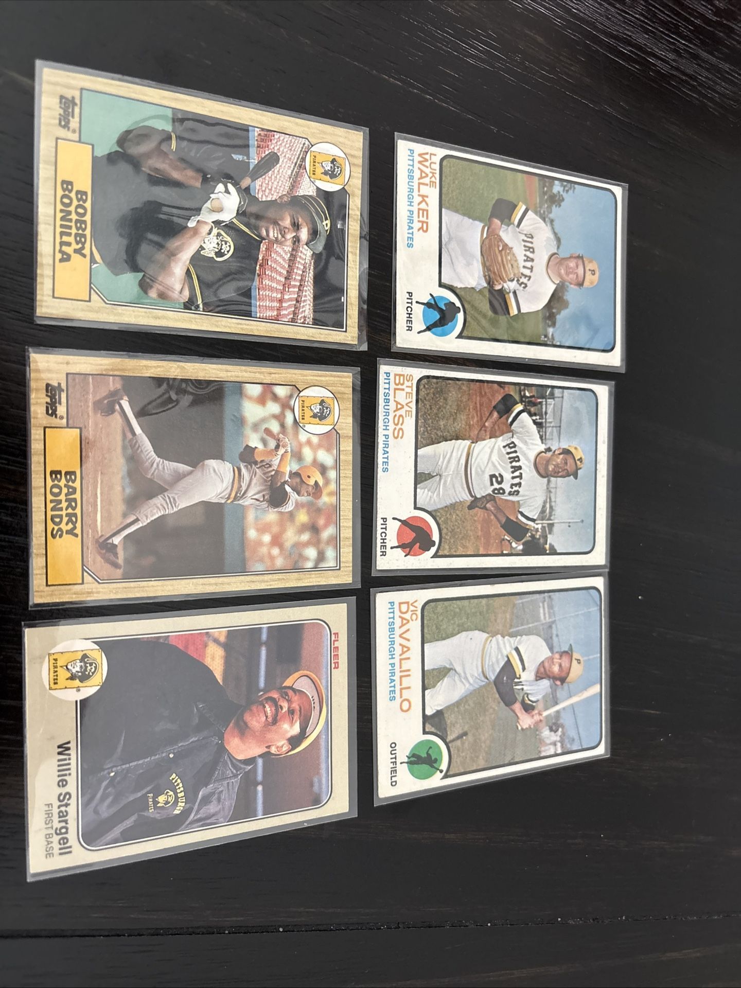 Vintage Topps Pirates Baseball Cards