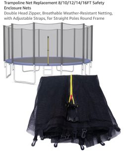 Trampoline Replacement Safety Enclosure Net