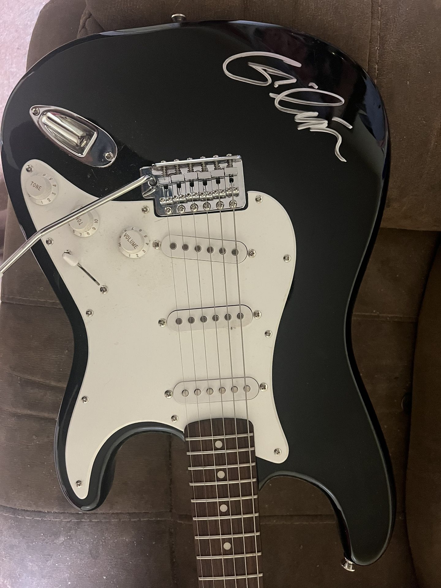 Eric Clapton Autographed Guitar