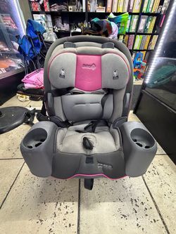Safety 1st Grow and Go Sprint 3-in-1 Convertible Car Seat (Pink/Grey) – Clean & Ready!