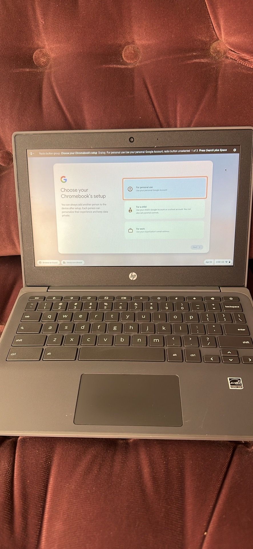 Computer laptop