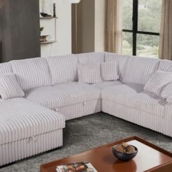 New SUPER COMFY Sofa Sleeper Sectional 