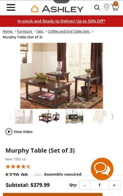 Coffee Table Set