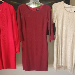 HOLIDAY DRESSES size 6 and 9-10