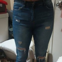 Nice Wac Size 9 Jeans Booty Lifting/Jeans Wax Talla 9 Levanda Cola