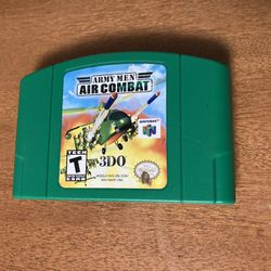 Army Men Air Combat cartridge for Nintendo 64 n64 video game console system cart 3DO