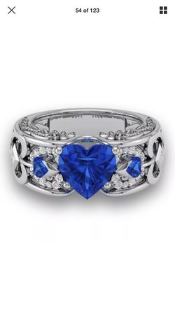 Size 9 heart ring