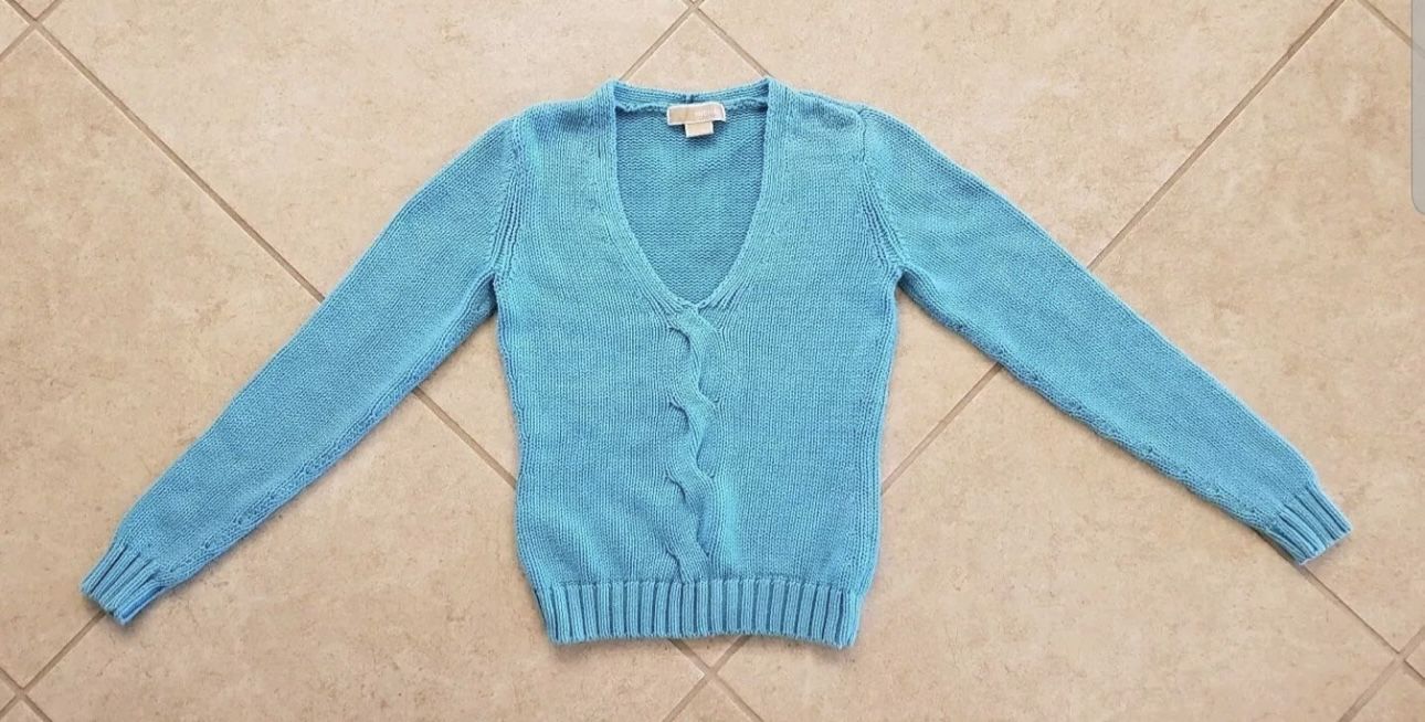 Women's Michael Kors Knit Sweater Size S Blue
