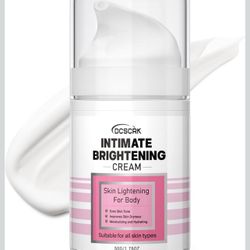 Skin Lightening Cream for Intimate Area Dark Spot Remover Skin Whitening Cream for Sensitive Part Underarms, Inner Thighs, Bikini Line, Knees and Elbo