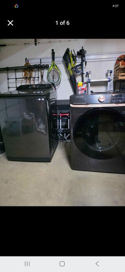Used Samsung washer and dryer (washing machine & gas dryer)