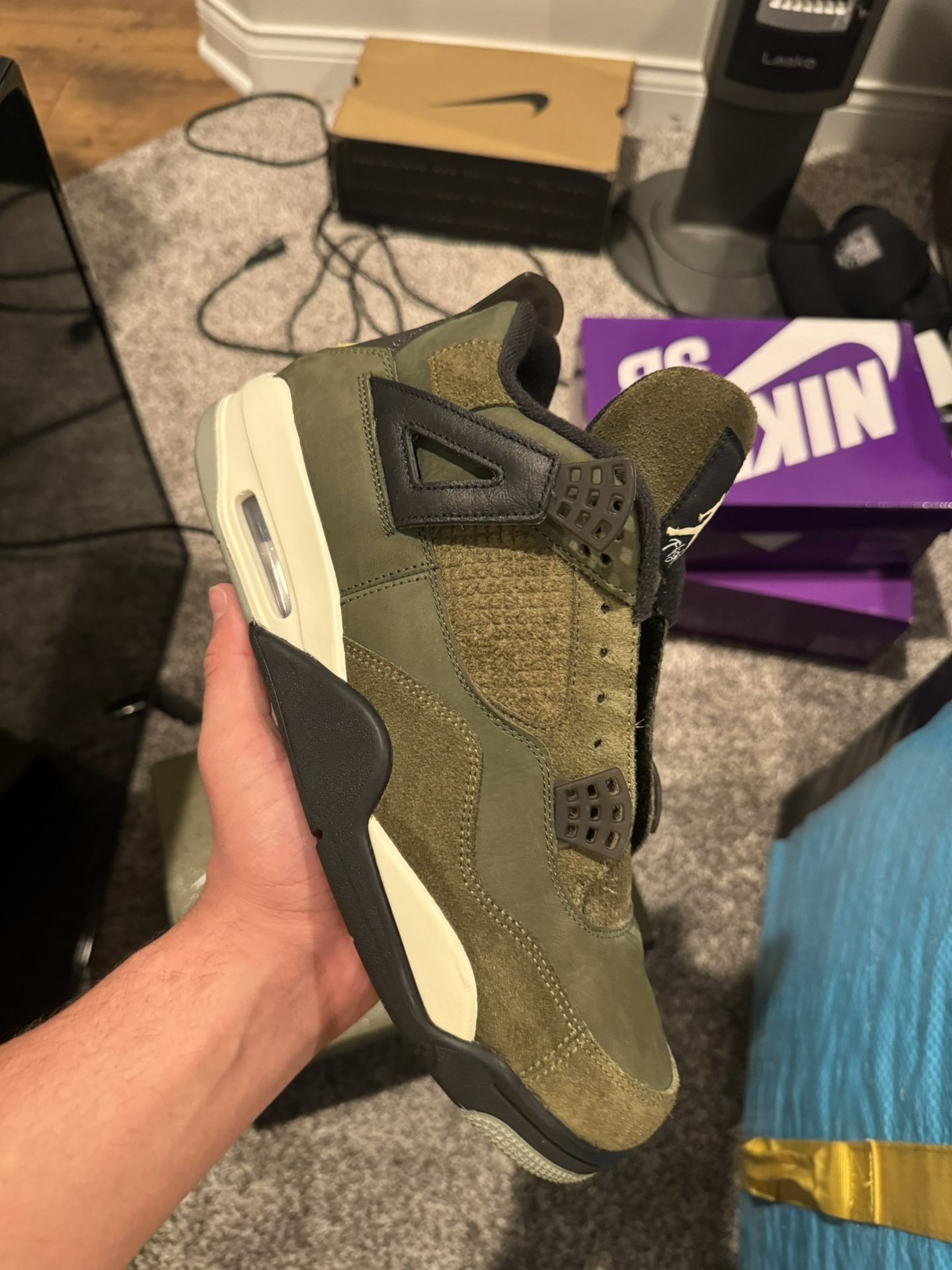 Jordan 4 Craft Olive Green