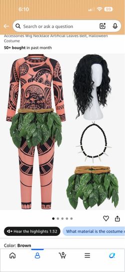 Moana costume
